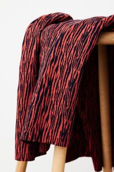 mind the Maker - Organic Bark Jacquard - Indigo Night-Lipstick